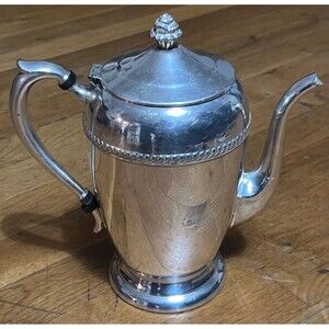 FB Rogers Silver Plated Coffee/Tea Pot Vintage